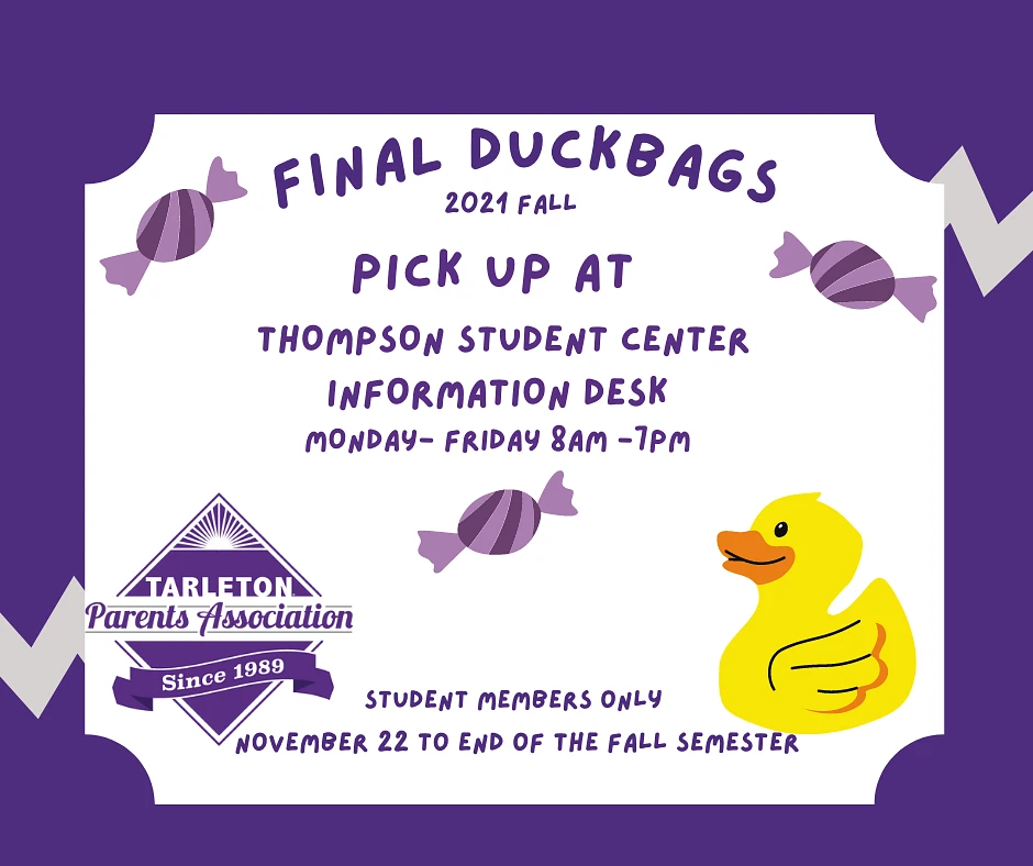 Duck Bag reminder 